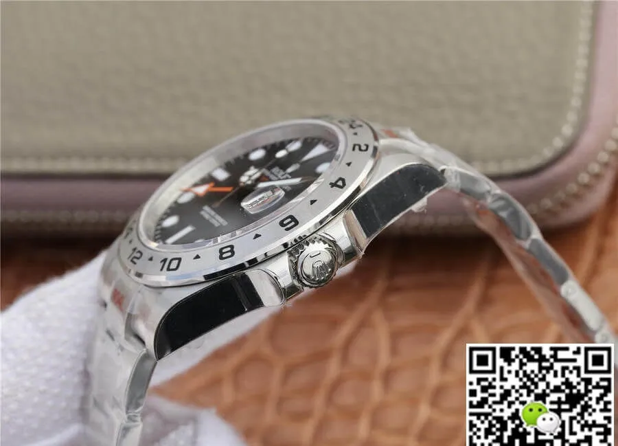 Rolex Explorer M216570-0002 GM Factory 1:1 Best Edition Replica Watch V4 9041L Stainless Steel Silver Strap