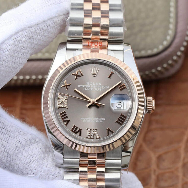 Rolex Datejust M126231-0023 36MM GM Factory 1:1 Best Edition Replica Watch Stainless Steel Grey Dial