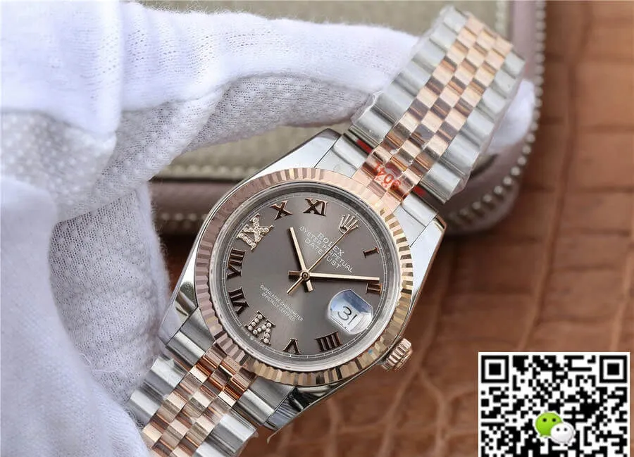 Rolex Datejust M126231-0023 36MM GM Factory 1:1 Best Edition Replica Watch Stainless Steel Grey Dial