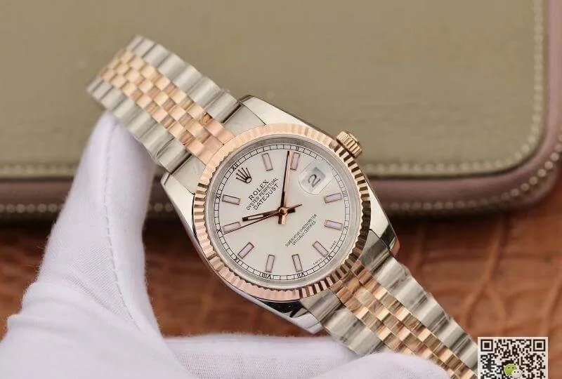 Rolex Date-Just 126233 36mm GM Factory 1:1 Best Edition Replica Watch 18K Gold Wrapped Swiss ETA3135