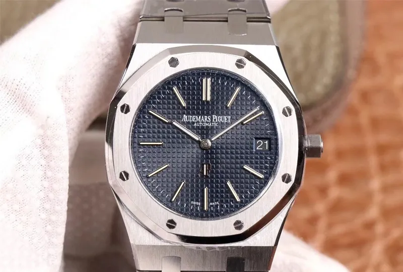Audemars Piguet Royal Oak 15202ST.OO.1240ST.01 Slim XF Factory 1:1 Best Edition Replica Watch Black Dial Swiss Cal.2121