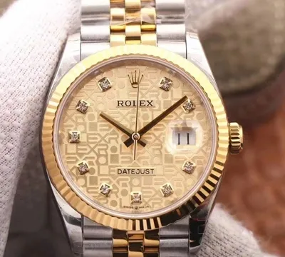 Rolex Datejust M126233-0033 EW Factory 1:1 Best Edition Replica Watch Champagne Dial Swiss ETA3235