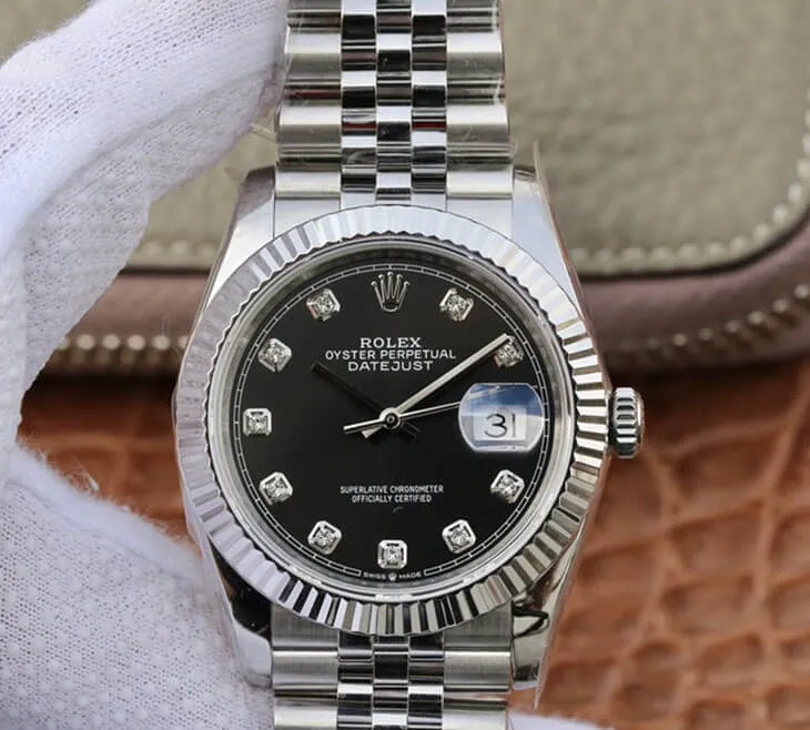 Rolex Datejust M126234-0027 GM Factory 1:1 Best Edition Replica Watch Silver Stainless Steel Strap