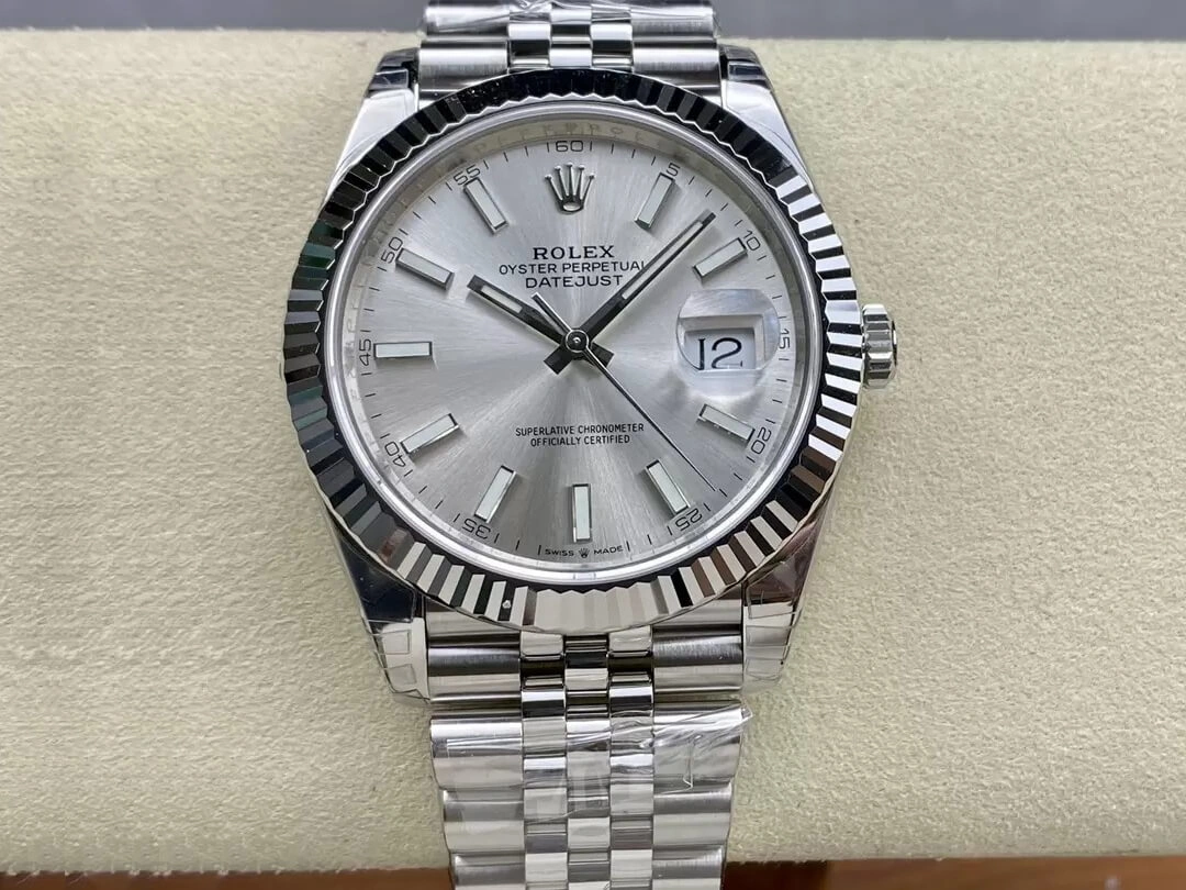Rolex Datejust M126334-0004 VS Factory 1:1 Best Edition Replica Watch Silver Stainless Steel Strap