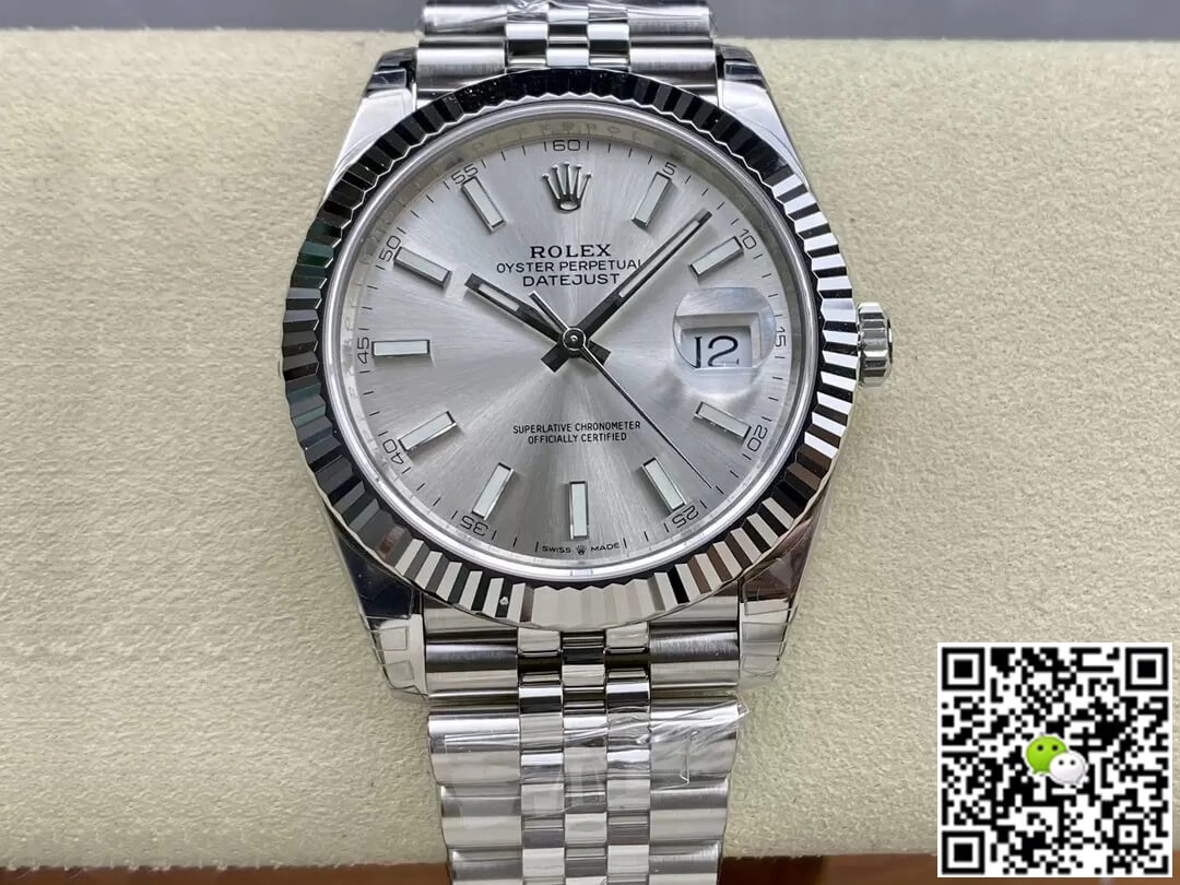 Rolex Datejust M126334-0004 VS Factory 1:1 Best Edition Replica Watch Silver Stainless Steel Strap
