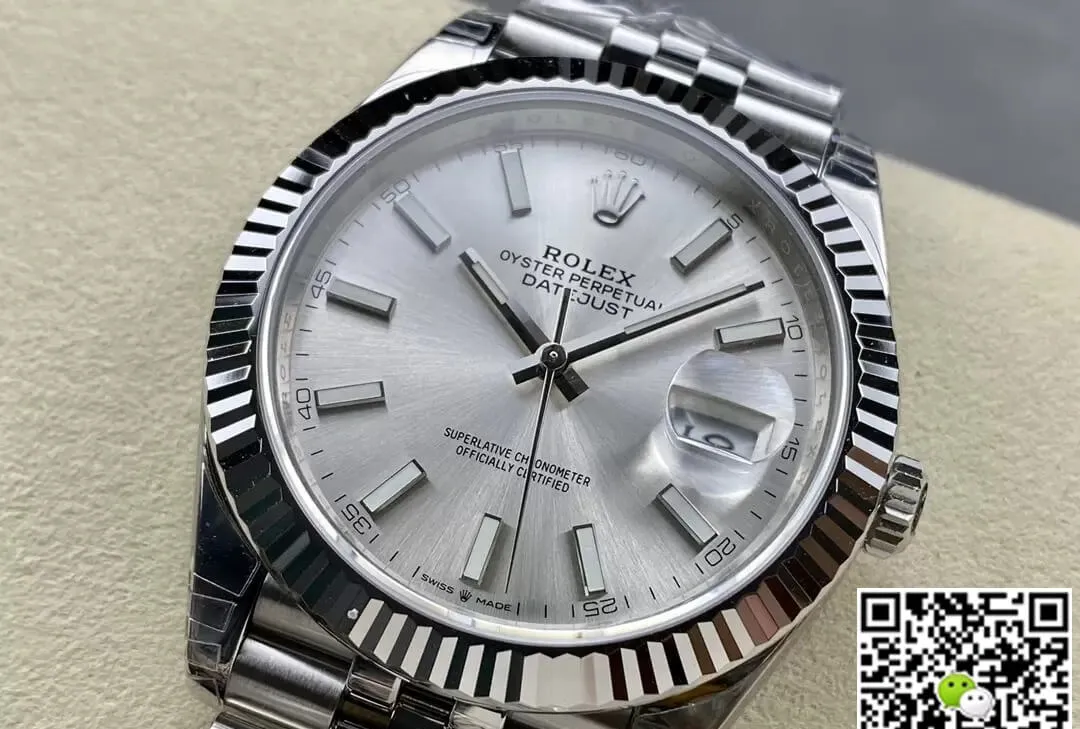 Rolex Datejust M126334-0004 VS Factory 1:1 Best Edition Replica Watch Silver Stainless Steel Strap