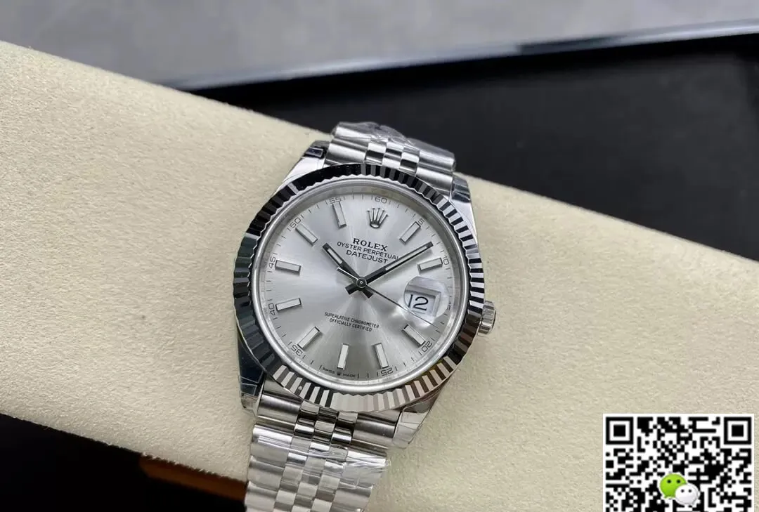 Rolex Datejust M126334-0004 VS Factory 1:1 Best Edition Replica Watch Silver Stainless Steel Strap
