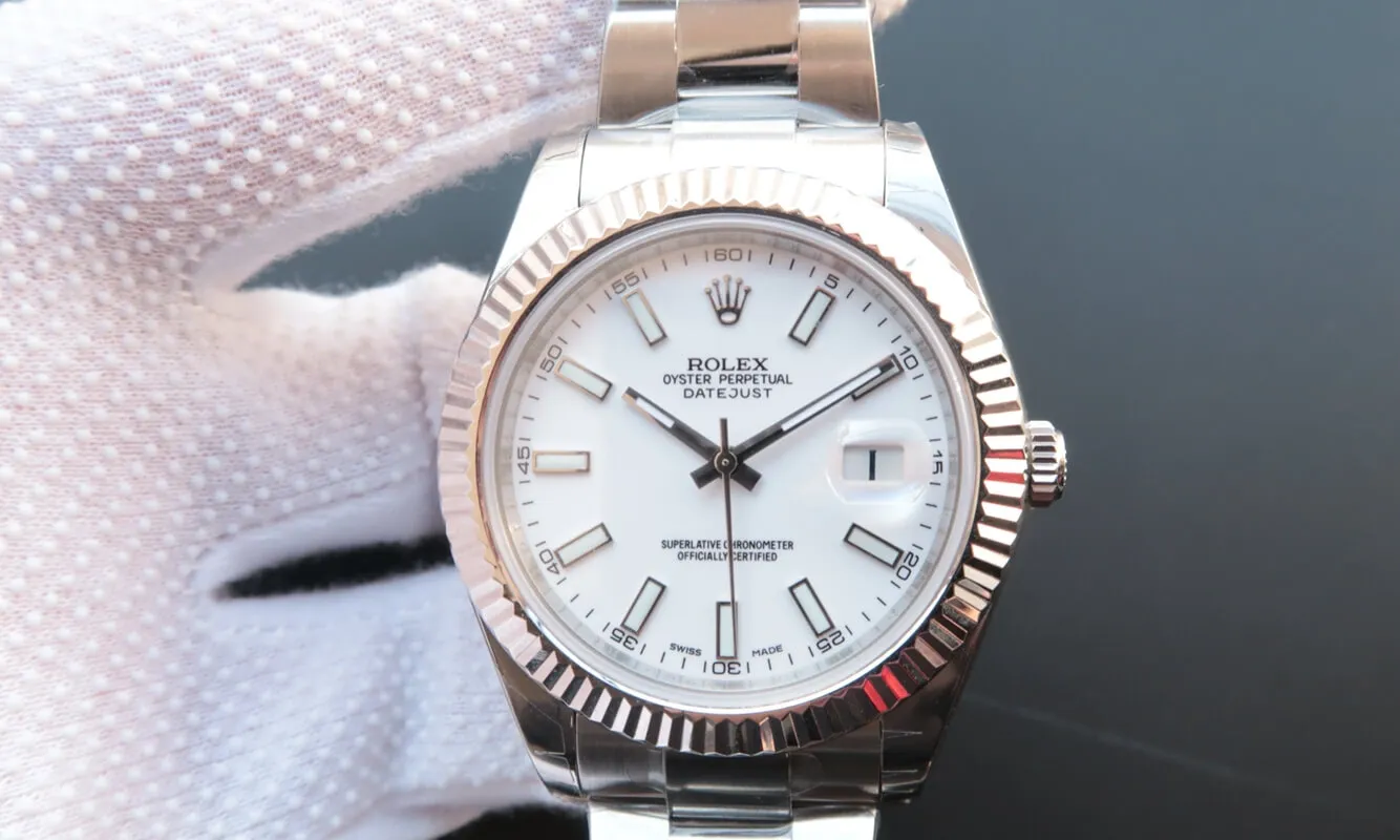 Rolex Datejust M126334-0009 EW Factory 1:1 Best Edition Replica Watch Silver Stainless Steel Strap