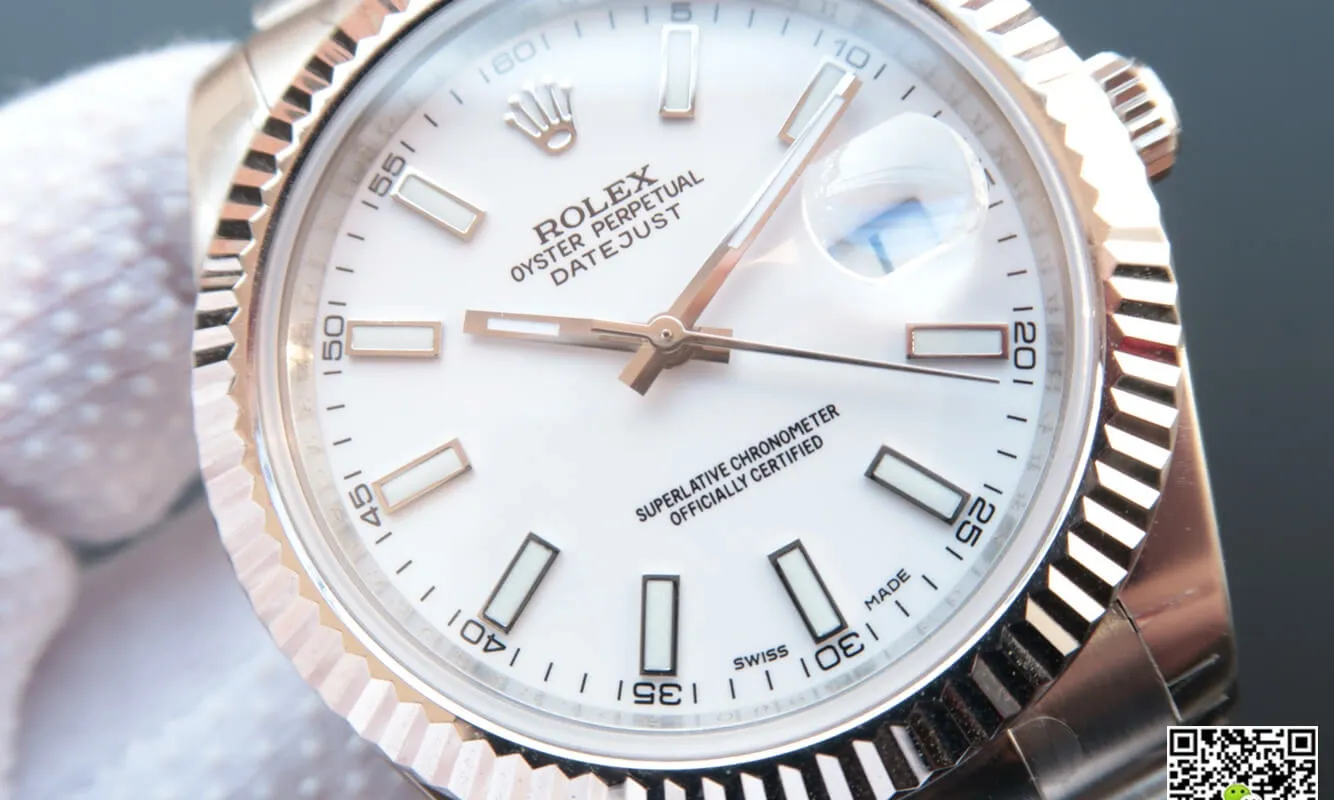 Rolex Datejust M126334-0009 EW Factory 1:1 Best Edition Replica Watch Silver Stainless Steel Strap