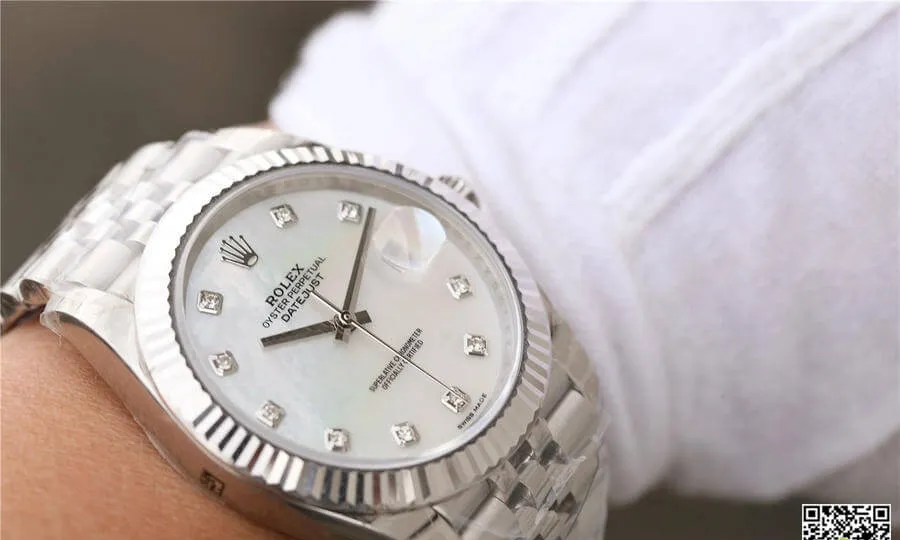 Rolex Datejust M126334-0020 EW Factory 1:1 Best Edition Replica Watch Silver Stainless Steel Strap