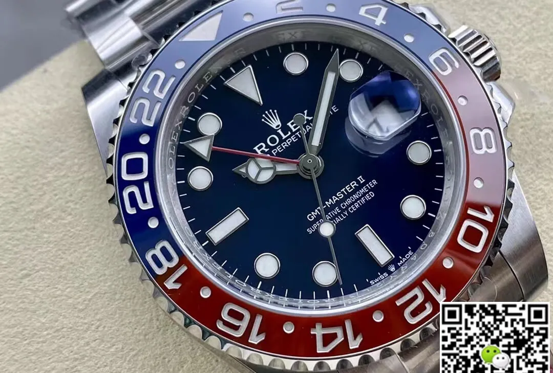 Rolex GMT Master II M126719blro-0003 Clean Factory 1:1 Best Edition Replica Watch Stainless Steel Strap
