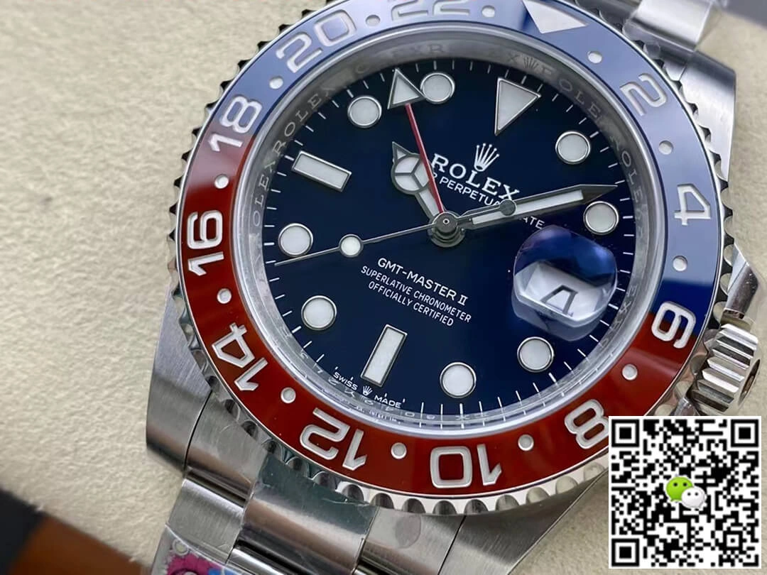 Rolex GMT Master II M126719blro-0003 Clean Factory 1:1 Best Edition Replica Watch Stainless Steel Strap