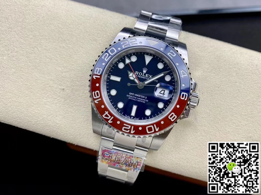 Rolex GMT Master II M126719blro-0003 Clean Factory 1:1 Best Edition Replica Watch Stainless Steel Strap