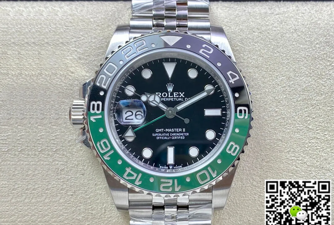 Rolex GMT Master II M126720vtnr-0002 Clean Factory 1:1 Best Edition Replica Watch Stainless Steel Strap