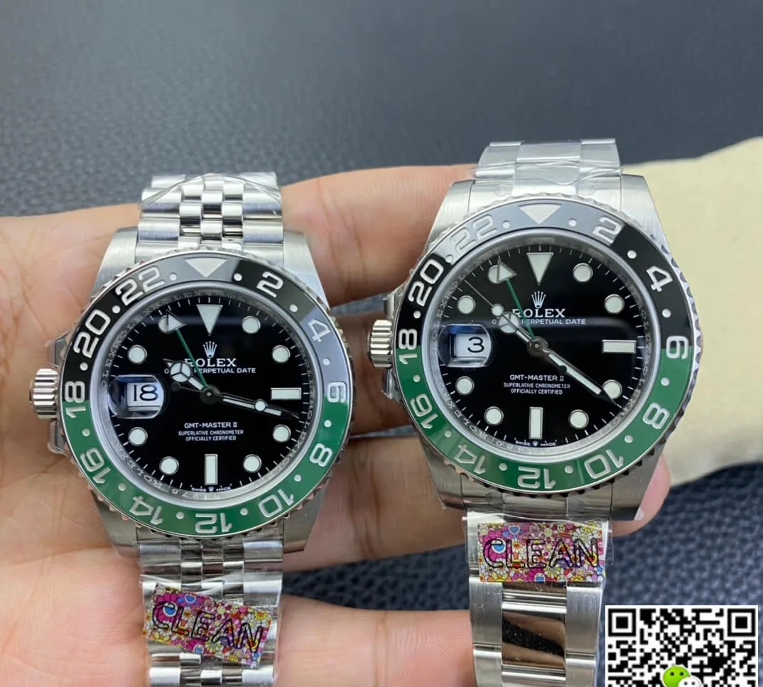 Rolex GMT Master II M126720vtnr-0002 Clean Factory 1:1 Best Edition Replica Watch Stainless Steel Strap