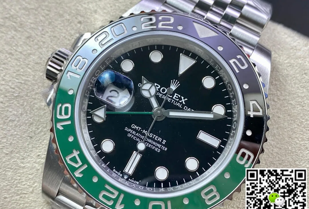 Rolex GMT Master II M126720vtnr-0002 Clean Factory 1:1 Best Edition Replica Watch Stainless Steel Strap