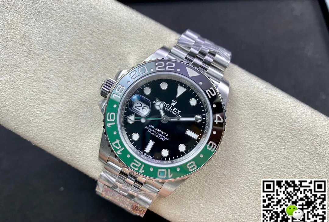 Rolex GMT Master II M126720vtnr-0002 Clean Factory 1:1 Best Edition Replica Watch Stainless Steel Strap