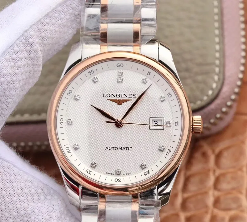 Longines Master Collection L2.793.5.77.7 V9 factory 1:1 Best Edition Replica Watch Rose gold bezel Swiss Cal.L888