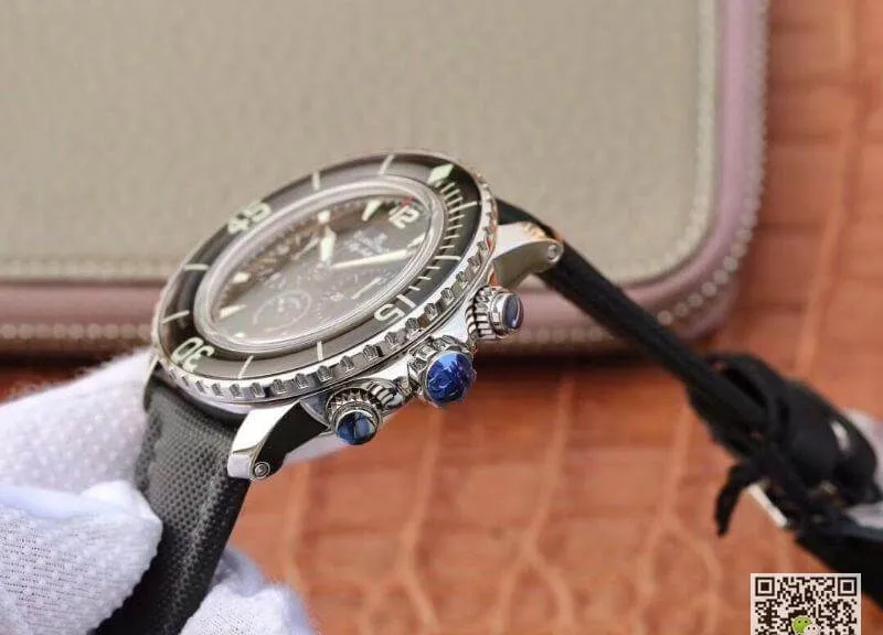 Blancpain Fifty Fathoms 5085F-1130-52 OM Factory 1:1 Best Edition Replica Watch Swiss ETA7750 Metallic Black Dial