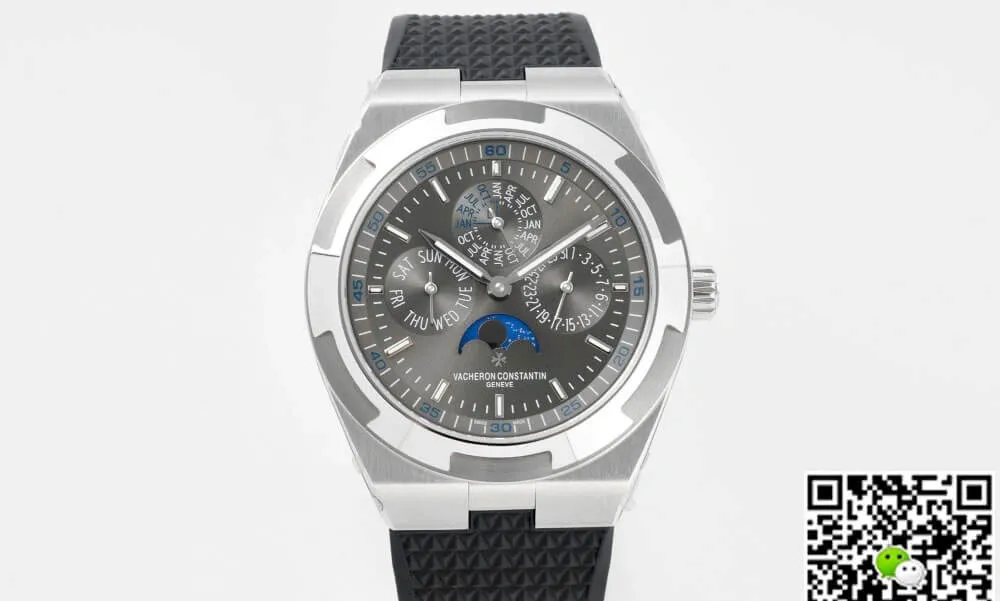 Vacheron Constantin Overseas 4300V 120G-B102 8F Factory 1:1 Best Edition Replica Watch V2 Rubber Strap Gray Dial