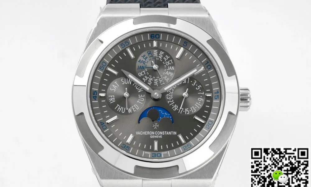 Vacheron Constantin Overseas 4300V 120G-B102 8F Factory 1:1 Best Edition Replica Watch V2 Rubber Strap Gray Dial