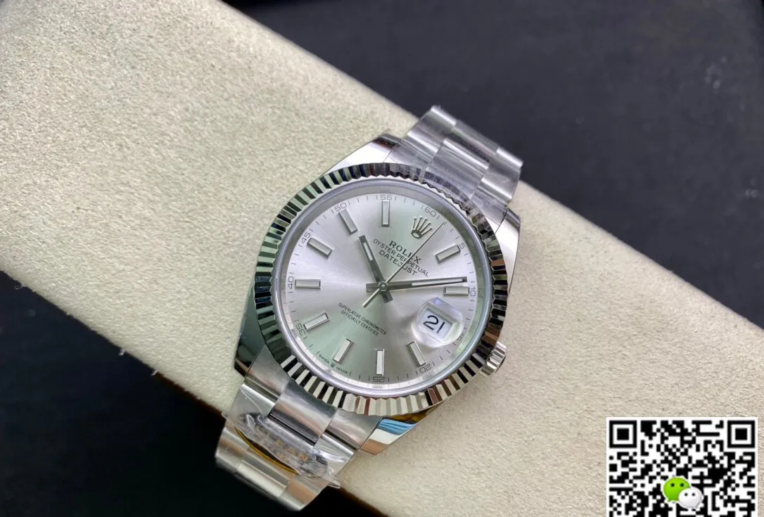 Rolex Datejust M126334-0003 Clean Factory 1:1 Best Edition Replica Watch Silver Stainless Steel Strap
