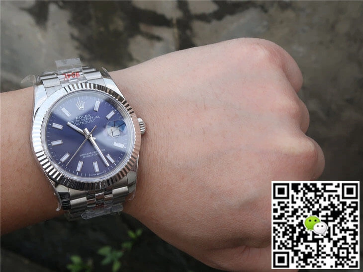 Rolex Datejust M126234-0017 GM Factory 1:1 Best Edition Replica Watch Blue Dial Stainless Steel Strap