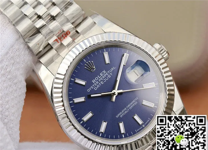 Rolex Datejust M126234-0017 GM Factory 1:1 Best Edition Replica Watch Blue Dial Stainless Steel Strap