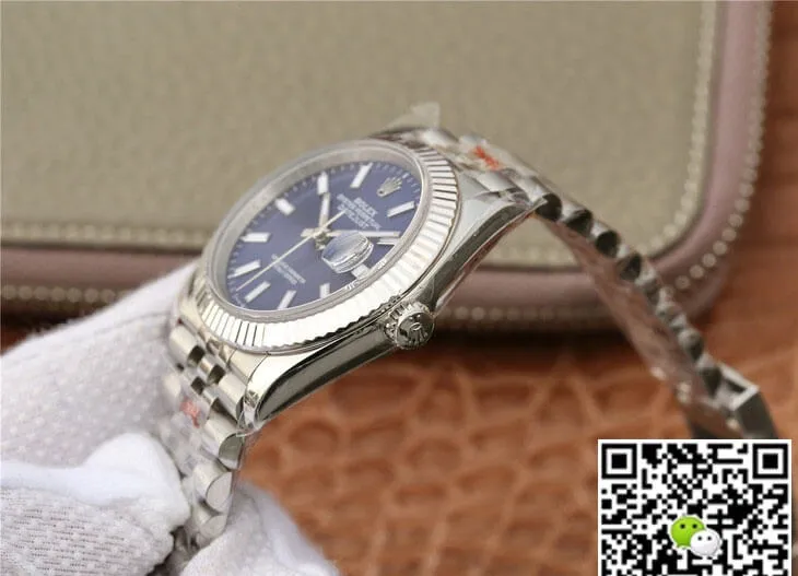 Rolex Datejust M126234-0017 GM Factory 1:1 Best Edition Replica Watch Blue Dial Stainless Steel Strap