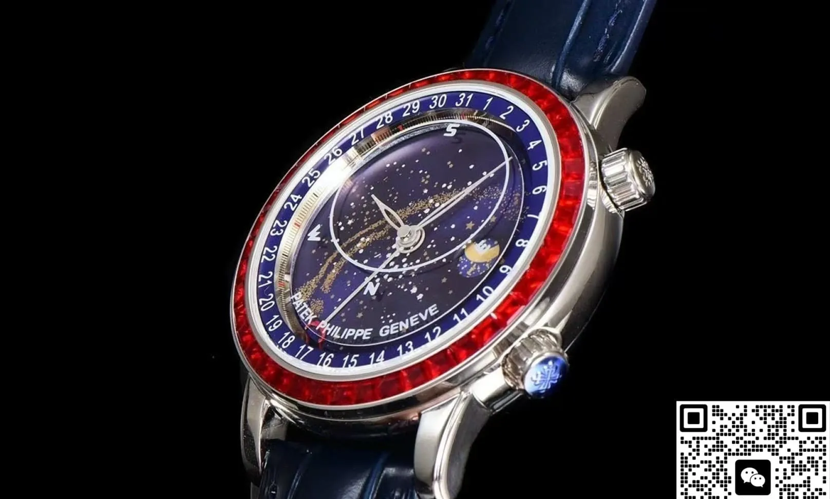 3K Factory Patek Philippe 6104-12P-010 1:1 Best Edition Replica Watch