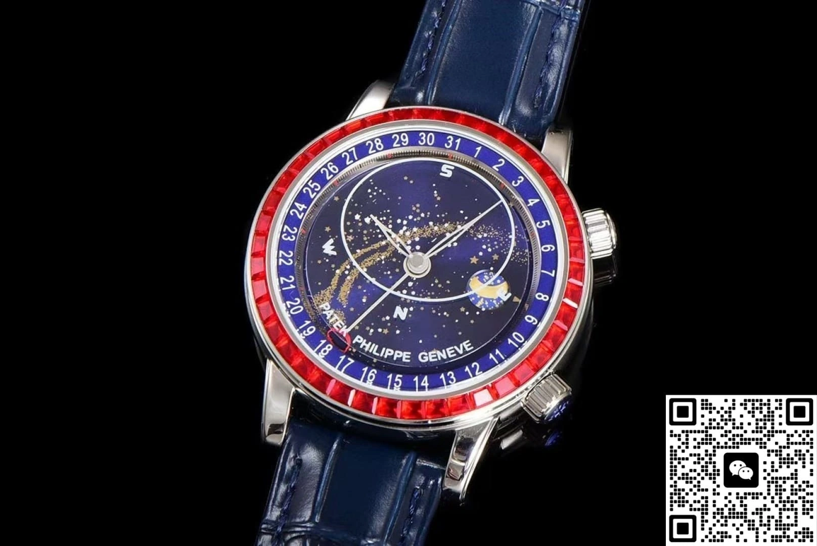 3K Factory Patek Philippe 6104-12P-010 1:1 Best Edition Replica Watch