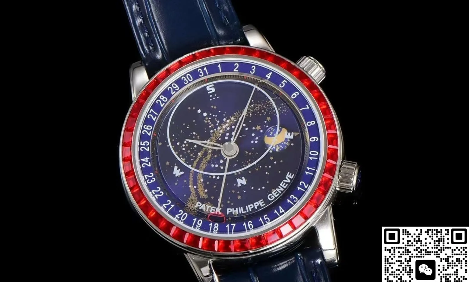 3K Factory Patek Philippe 6104-12P-010 1:1 Best Edition Replica Watch