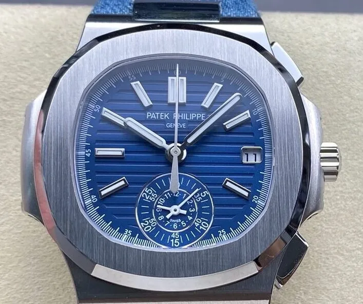 3K Factory Patek Philippe Nautilus 5980-60G-001 1:1 Best Edition Replica Watch