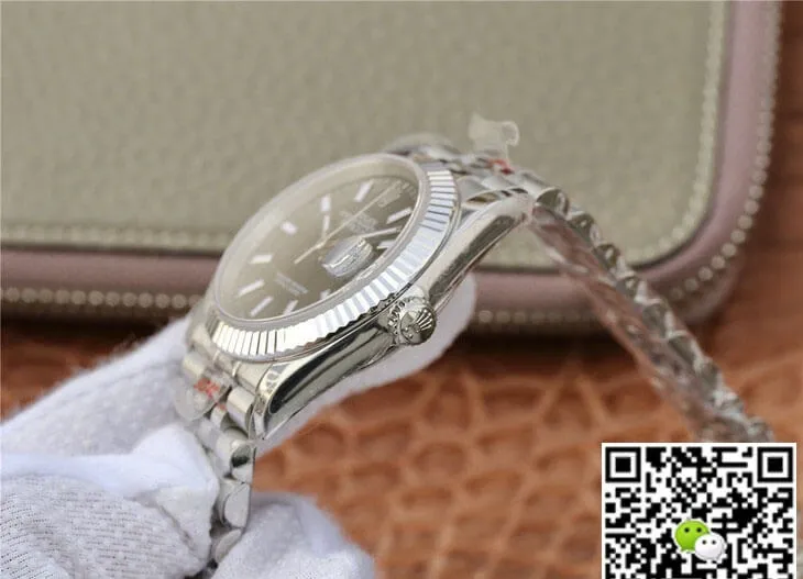 Rolex Datejust M126234-0015 GM Factory 1:1 Best Edition Replica Watch Black Dial Stainless Steel Strap