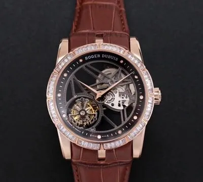 Roger Dubuis Excalibur RDDBEX0404 JB Factory 1:1 Best Edition Replica Watch V3 Rose Gold Swiss RD505SQ Tourbillon
