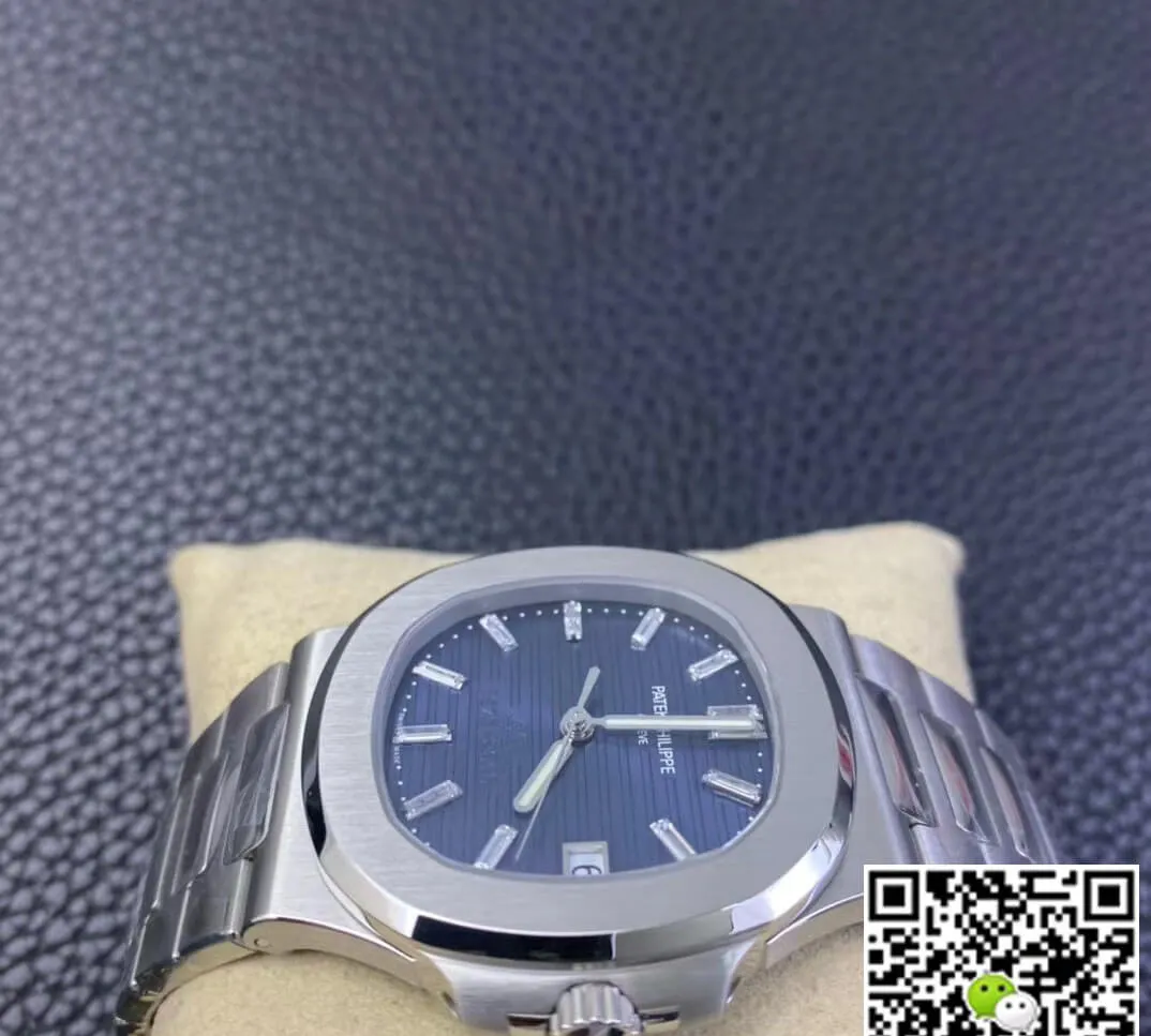 Patek Philippe Nautilus 5711 1P 40th Anniversary PPF Factory 1:1 Best Edition Replica Watch Stainless Steel Strap