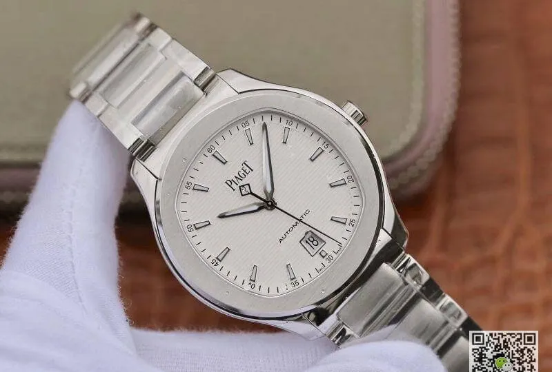 Piaget Polo’ S G0A41001 Stainless Steel 42mm MKS Factory 1:1 Best Edition Replica Watch Swiss ETA1110 White Textured Dial