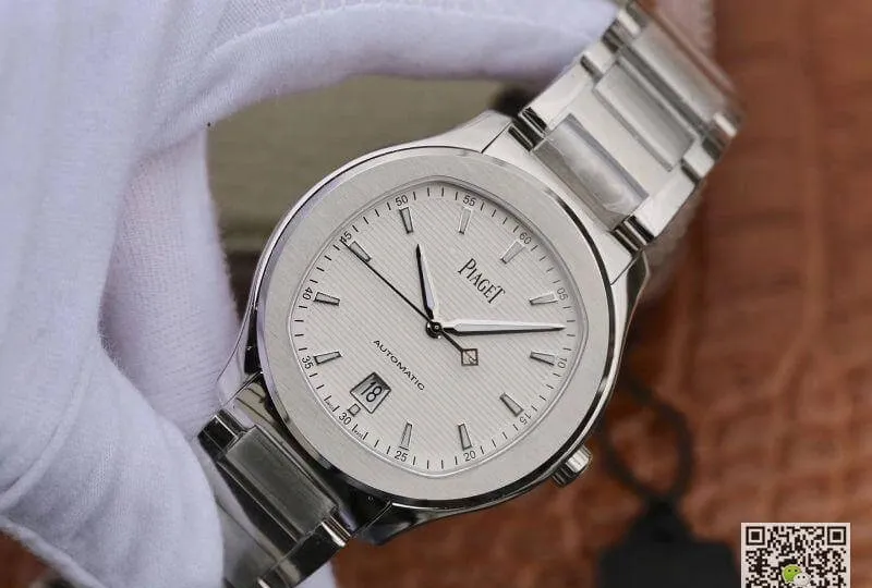 Piaget Polo’ S G0A41001 Stainless Steel 42mm MKS Factory 1:1 Best Edition Replica Watch Swiss ETA1110 White Textured Dial
