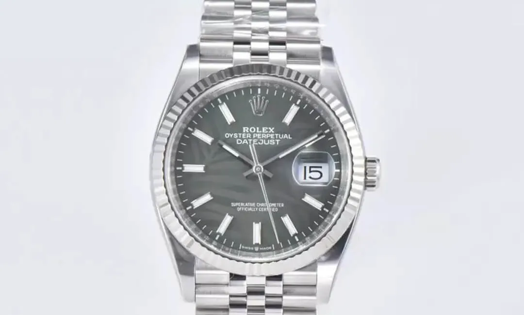 Rolex Datejust M126234-0047 36MM Clean Factory 1:1 Best Edition Replica Watch Silver Stainless Steel Strap