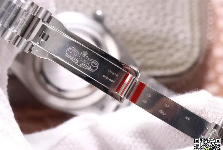 Rolex Day Date M228349RBR-0001 EW Factory 1:1 Best Edition Replica Watch Silver Stainless Steel Strap
