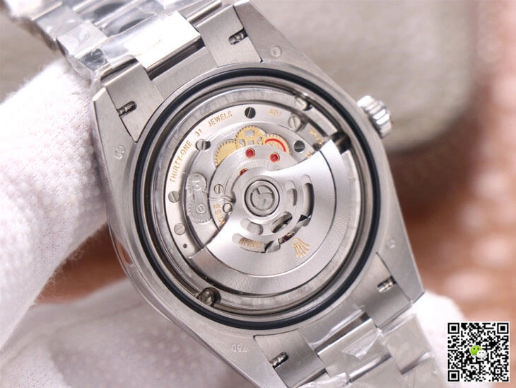 Rolex Day Date M228349RBR-0001 EW Factory 1:1 Best Edition Replica Watch Silver Stainless Steel Strap