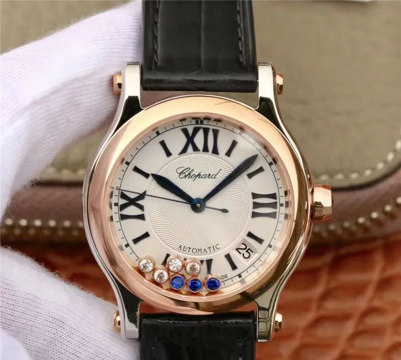 Chopard Happy Sport 274808-5001 YF Factory 1:1 Best Edition Replica Watch Stainless steel case Swiss ETA2892