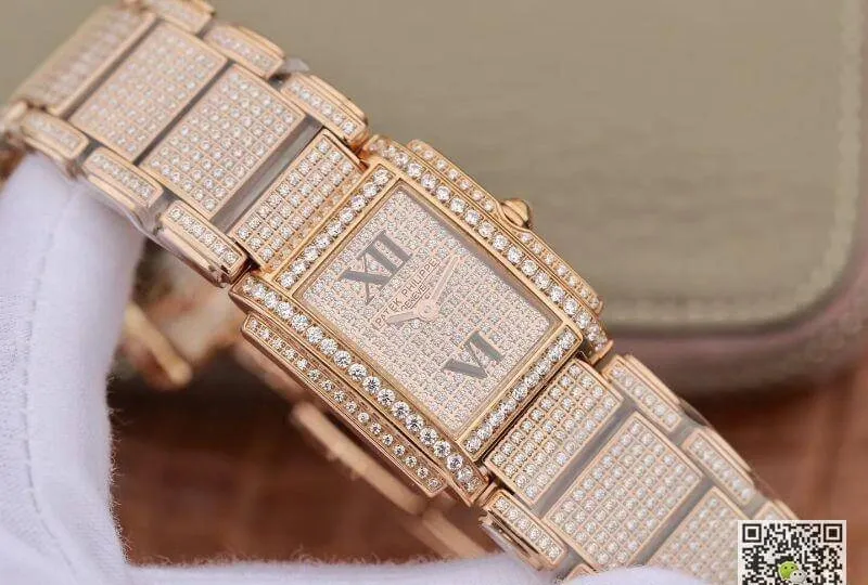 Patek Philippe 4908 50R-012 Rose Gold Ladies Twenty 4 1:1 Best Edition Replica Watch Swiss Quartz E15