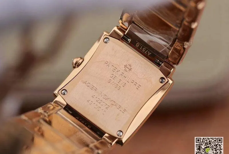 Patek Philippe 4908 50R-012 Rose Gold Ladies Twenty 4 1:1 Best Edition Replica Watch Swiss Quartz E15