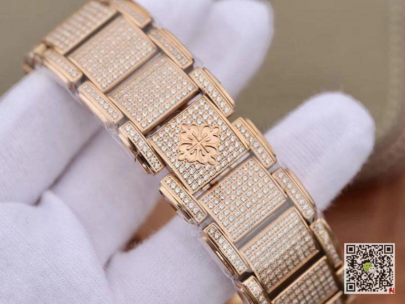 Patek Philippe 4908 50R-012 Rose Gold Ladies Twenty 4 1:1 Best Edition Replica Watch Swiss Quartz E15