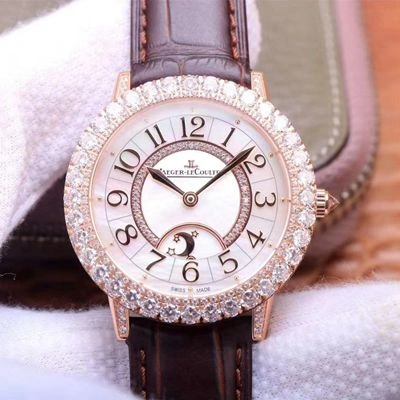 Jaeger LeCoultre Rendez Vous Q3523570 ZF Factory 1:1 Best Edition Replica Watch Rose Gold Diamond Swiss ETA925B 1