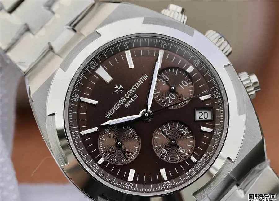 Vacheron Constantin Overseas 5500V 110A-B147 8F Factory 1:1 Best Edition Replica Watch V2 Stainless Steel Strap