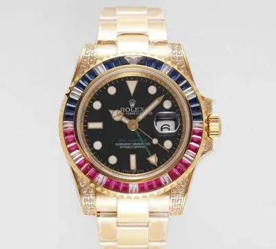 Rolex GMT Master II 116758 SAru-78208 ROF Factory 1:1 Best Edition Replica Watch Black Dial Swiss ETA2836