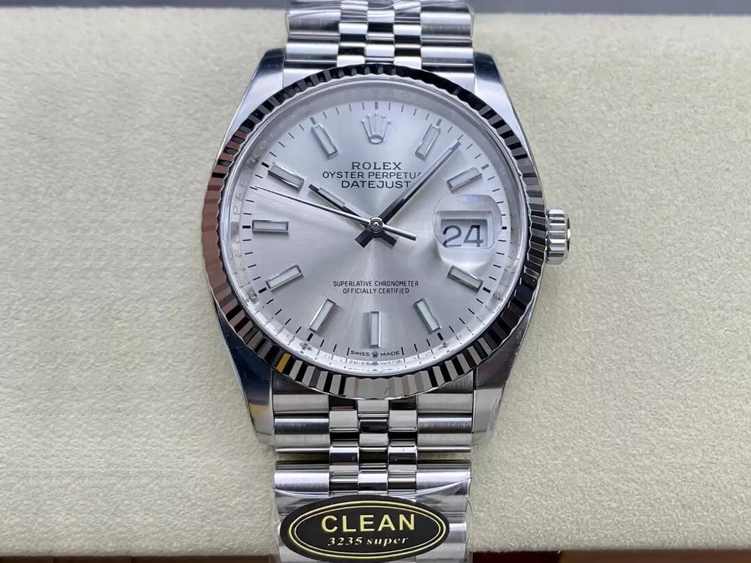 Rolex Datejust M126234-0013 36MM Clean Factory 1:1 Best Edition Replica Watch Stainless Steel Strap