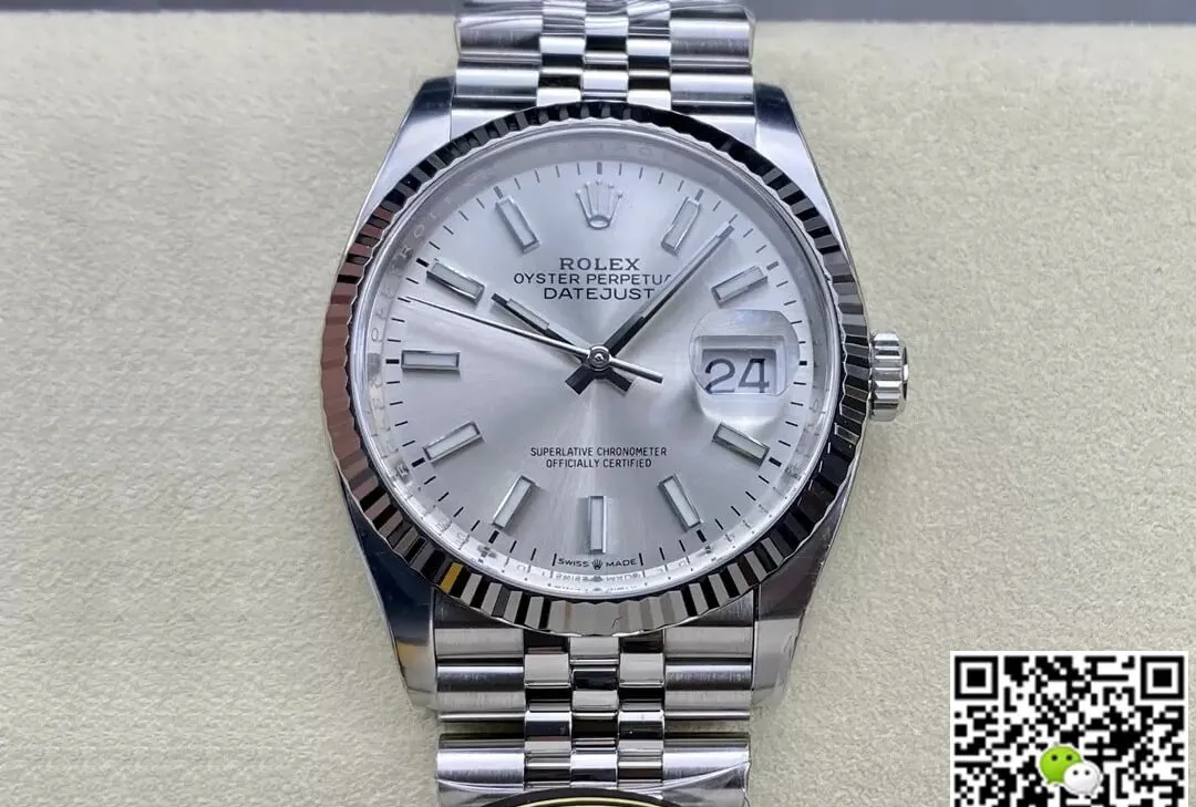 Rolex Datejust M126234-0013 36MM Clean Factory 1:1 Best Edition Replica Watch Stainless Steel Strap